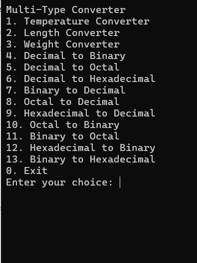 Programming C Converter