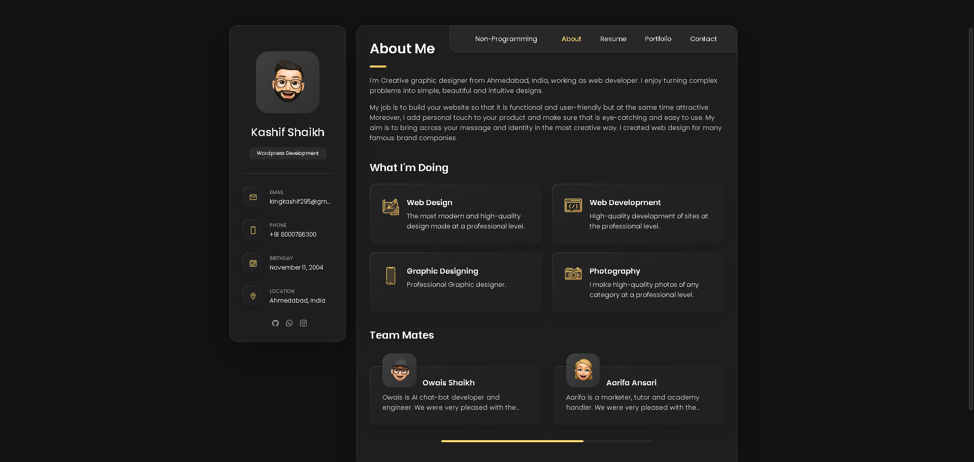Programming Portfolio