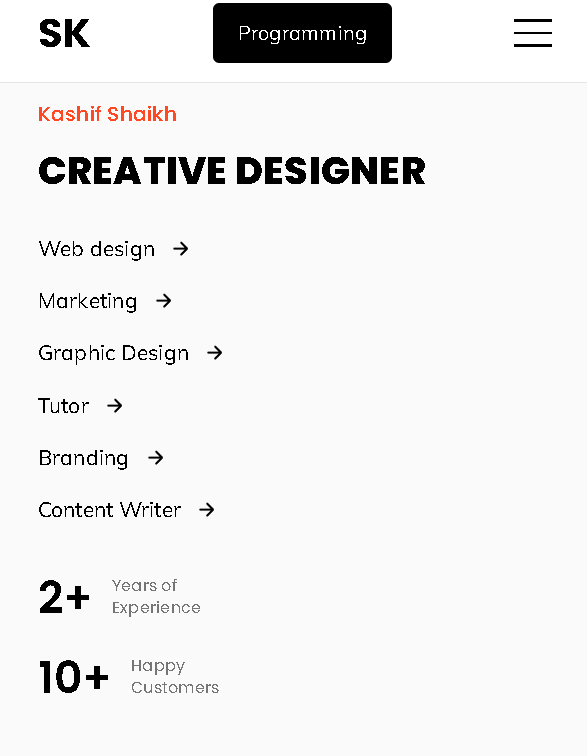 Non-Programming Portfolio