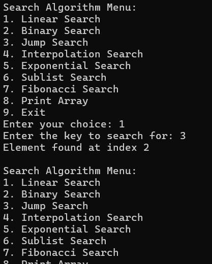 Programming C++ Searching